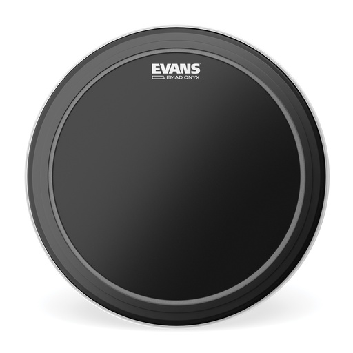 [BD24EMADONX] EVANS EMAD Onyx Bass Drum Head, 24 "