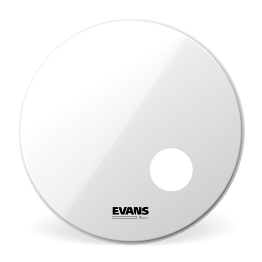 [BD18RSW] EVANS EQ3 Resonant Smooth White Bass Drum Head, 18 "