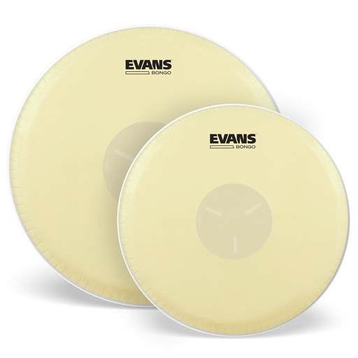 [EB0709] EVANS Tri-Center Bongo Drum Head Pack, 7-1/4 and 8-5/8 "