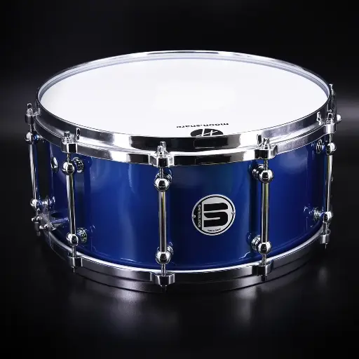 [CCL-TSS-ChromeSaphir-14x6,5] Caisse claire Aluminium TSS "Touch Sensitive Sound" 14" x 6.5" Bleu Saphir métallisé