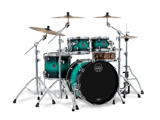 [SR529XUZXT] Batterie MAPEX Saturn 4 futs marine teal burst Rock - GC22