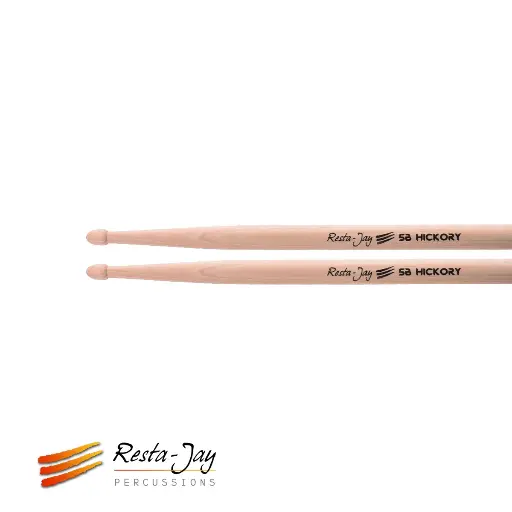 [5B RJ-Pair] Baguettes de Caisse-claire/Batterie – 5B Hickory Resta-Jay – 2 baguettes