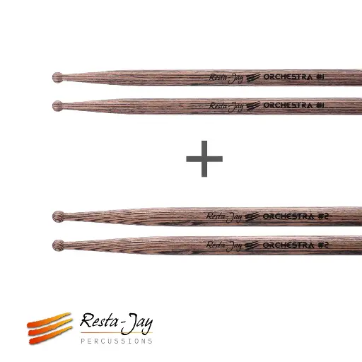 [CCOR1-Pair] Baguettes de Caisse-claire ORCHESTRA 1 – 2 baguettes