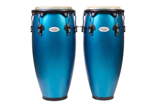 [TO801.090] Congas Synergy Wood Conga Set bleu océan mat