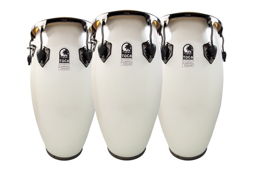 [TO801.617] Congas Fibre de verre, Magarita Blance, Noir Chrome Conga