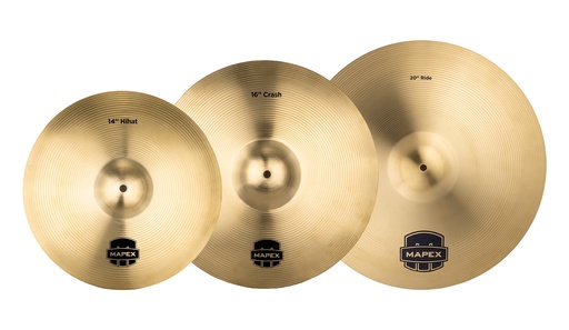 [C105-2XXMPA] SET CYMBALES MAPEX 14-16-20"