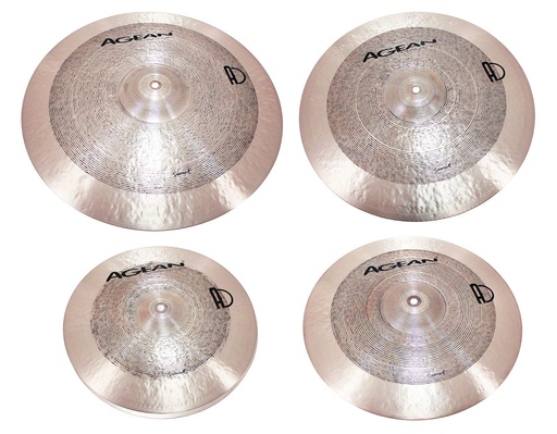 [AGE-SE-P4] Set 4 Cymbales Samet 14-16-18-20 - Bronze B20