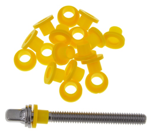 [DAN-TRW100Y] TRW100Y - Rondelles nylon pour tirants - Jaune (x100)