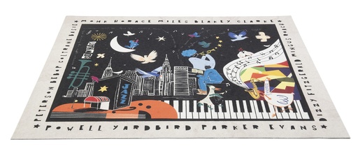 [DNB-CLB-NGHT] CLB-NGHT - Tapis Club Series 1.63 x 1.42m Antidérapant - Jazz Night