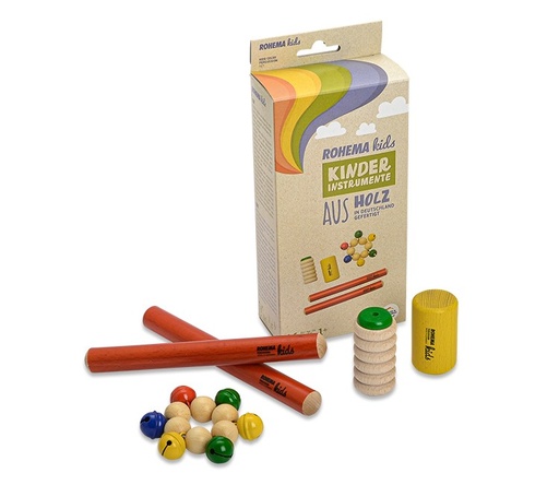 [ROH-618084] Set de percussions colorées pour enfants - 1+