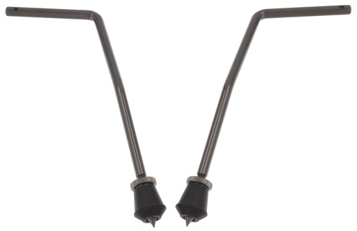 [SD-BDS7-105-BK] BDS7-105-BK - Pieds Grosse Caisse Incurvés - Ø10.5mm (x2) - Noir